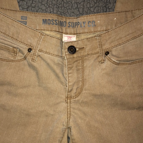 🌸Khaki/Brown Cropped Jeans🌸 - Picture 2 of 3